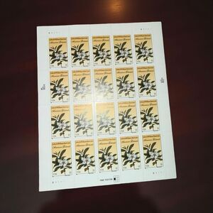 US Scott ‘99  #3314 33 Cent John & William Bartram Botanists Sheet of 20 Stamps
